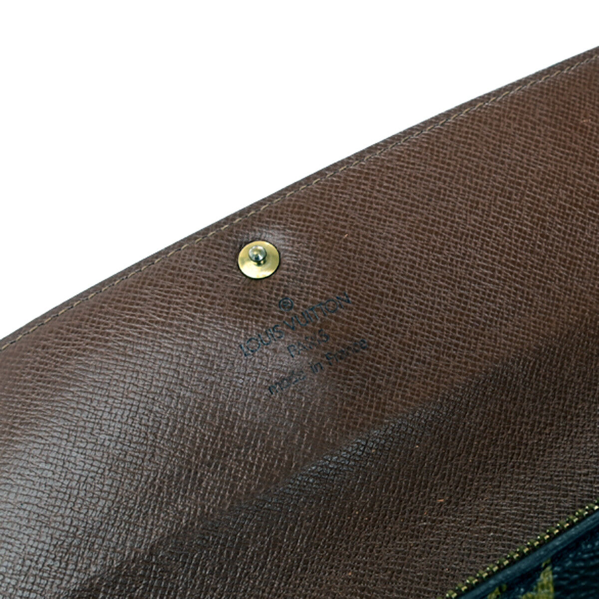 LOUIS VUITTON Porte Monnaie Credit Long Wallet Monogram Leather M61725 04YG535