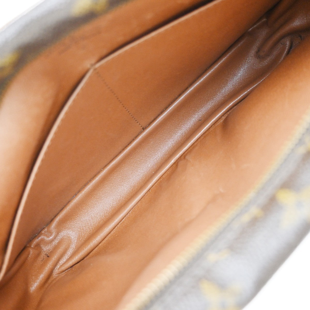 LOUIS VUITTON Compiegne 28 Clutch Bag Monogram Leather Brown GHW M51845 65KP317