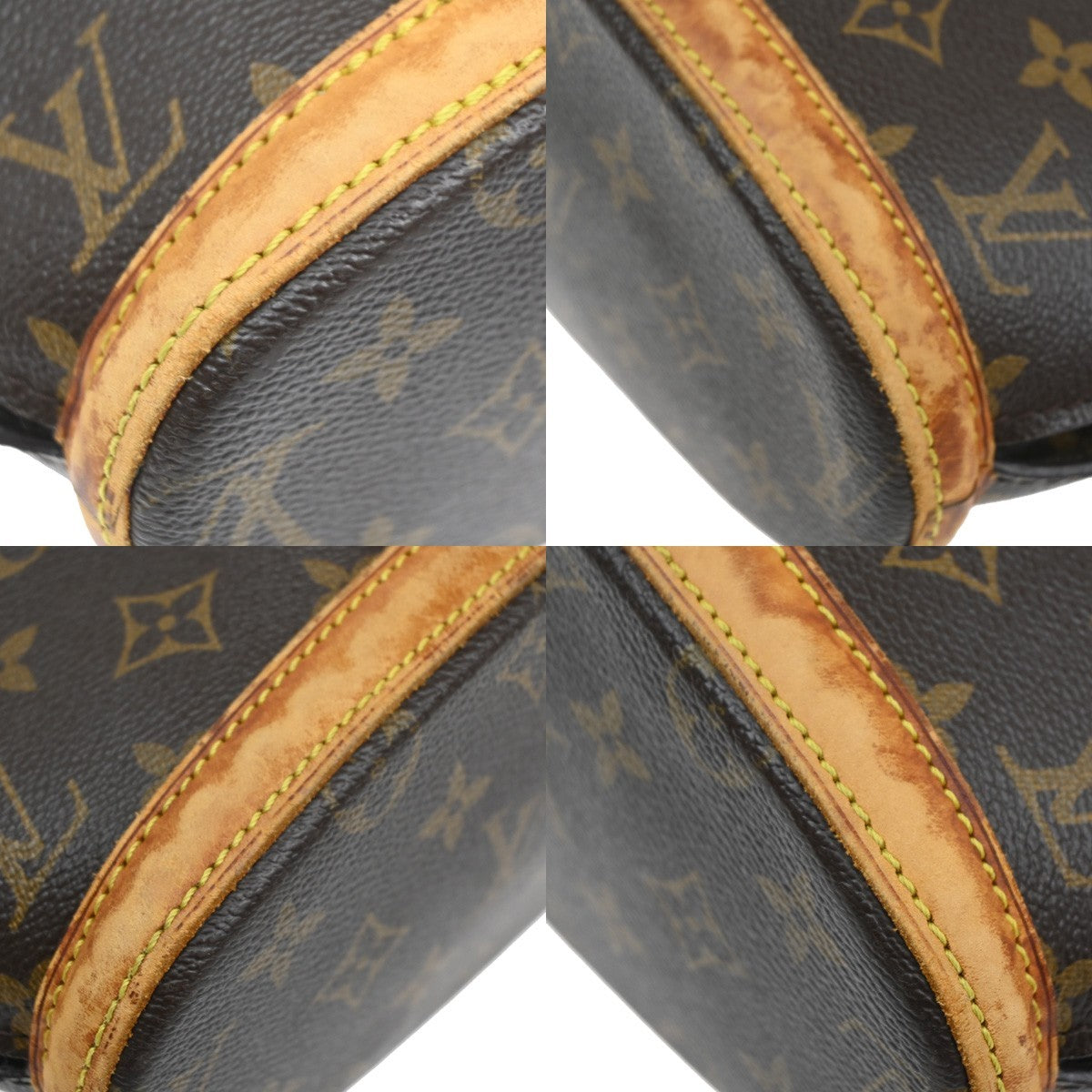 LOUIS VUITTON BABYLONE Shoulder Bag Monogram Leather Brown France M51102 32CA352
