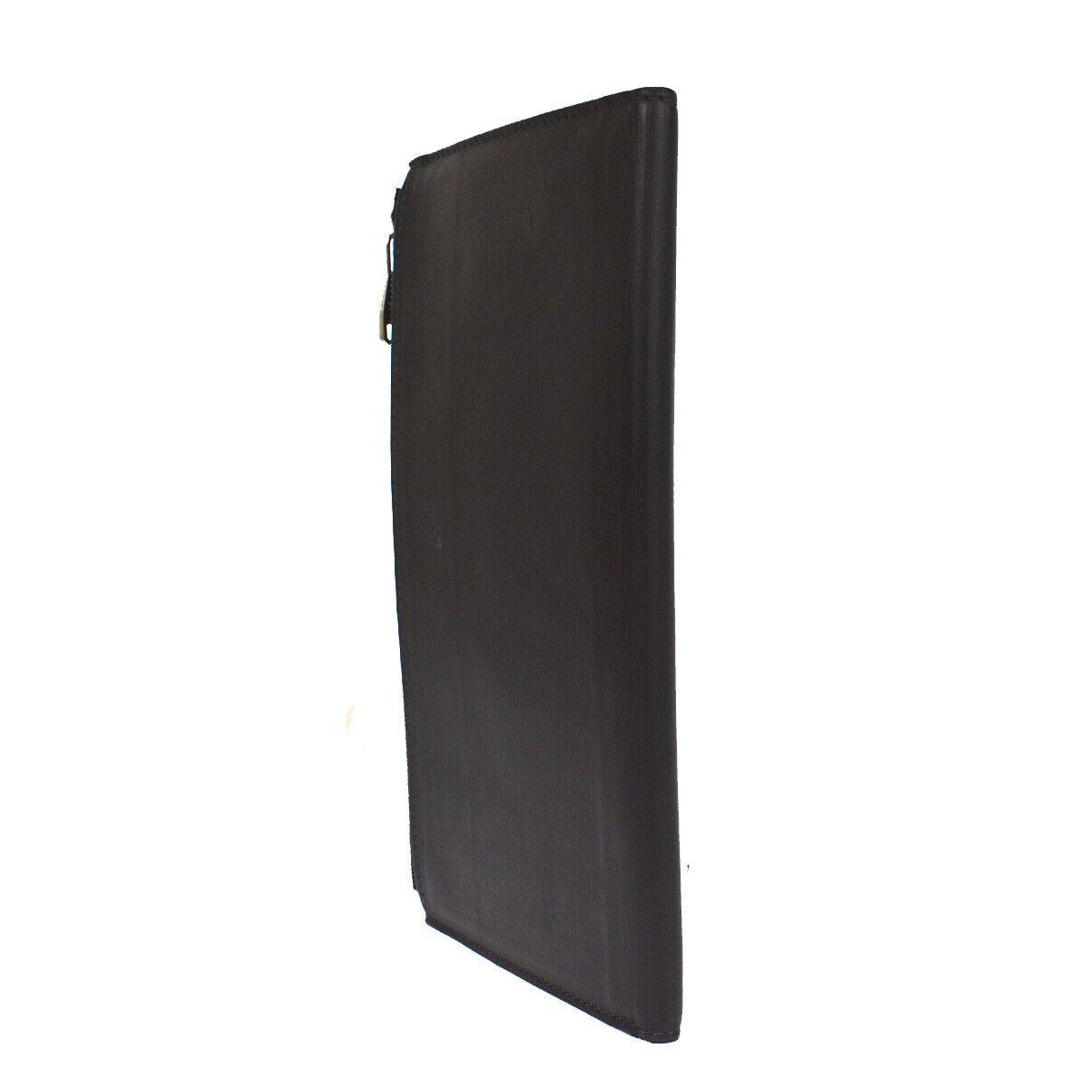 LOUIS VUITTON V line Zip Long ZBifold Wallet Leather Black Blue M61251 61SH086