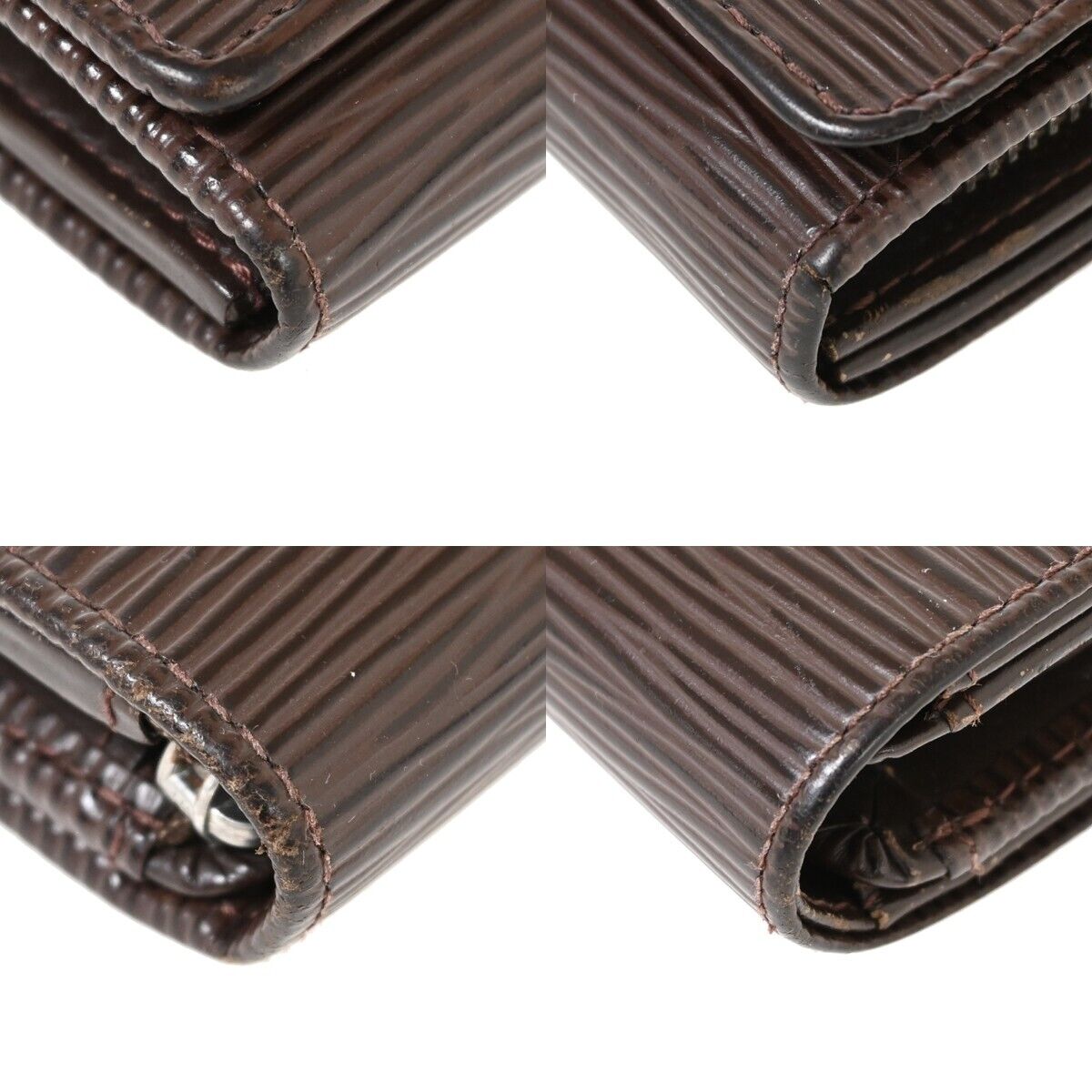 LOUIS VUITTON Portefeuille Tresor Bifold Wallet Epi Leather Brown M6350D 67HB294
