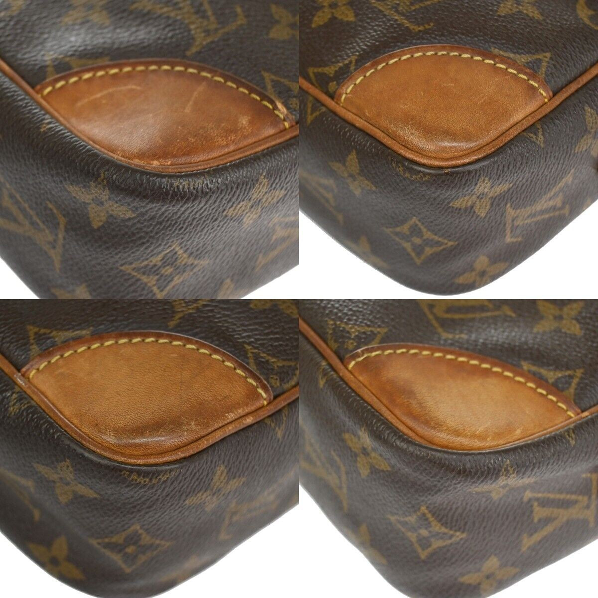 LOUIS VUITTON Trocadero 27 Shoulder Bag Monogram Leather Brown M51274 68YA913