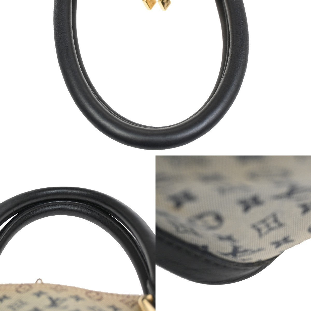 LOUIS VUITTON Alma Haut Hand bag Monogram Mini Canvas Leather BE M92203 31KB537