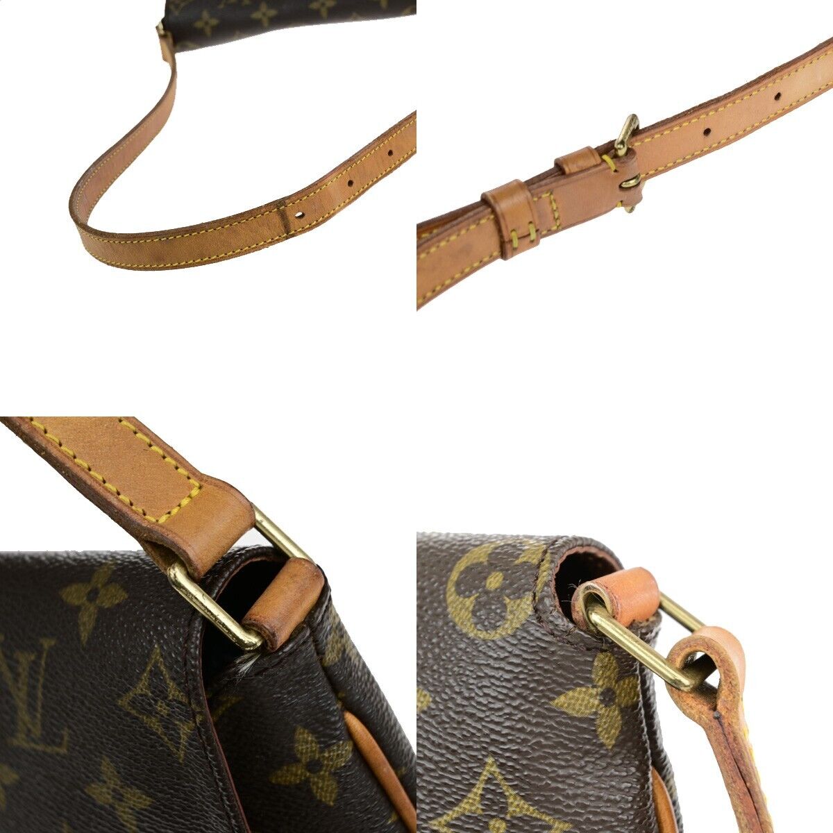 LOUIS VUITTON Musette Salsa Short Shoulder Bag Monogram Brown M51258 70EB765