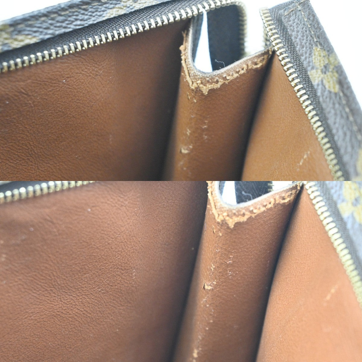 LOUIS VUITTON Poche Toilette 26 Clutch Hand Bag Monogram Leather M47542 04CA761