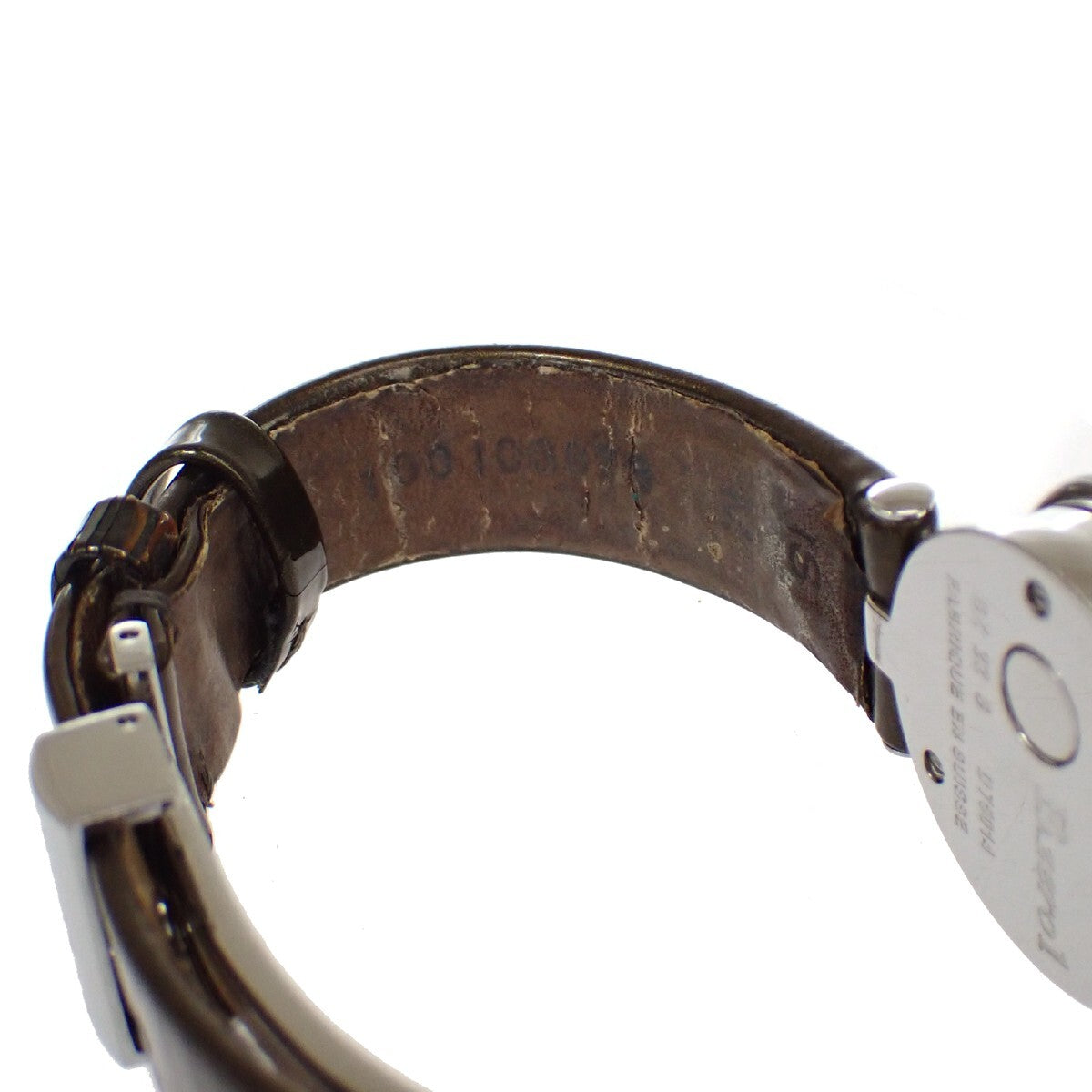 BVLGARI B.Zero1 Quartz Wrist Watch 22mm Diamond MOP Patent Leather BZ22S 13RH802