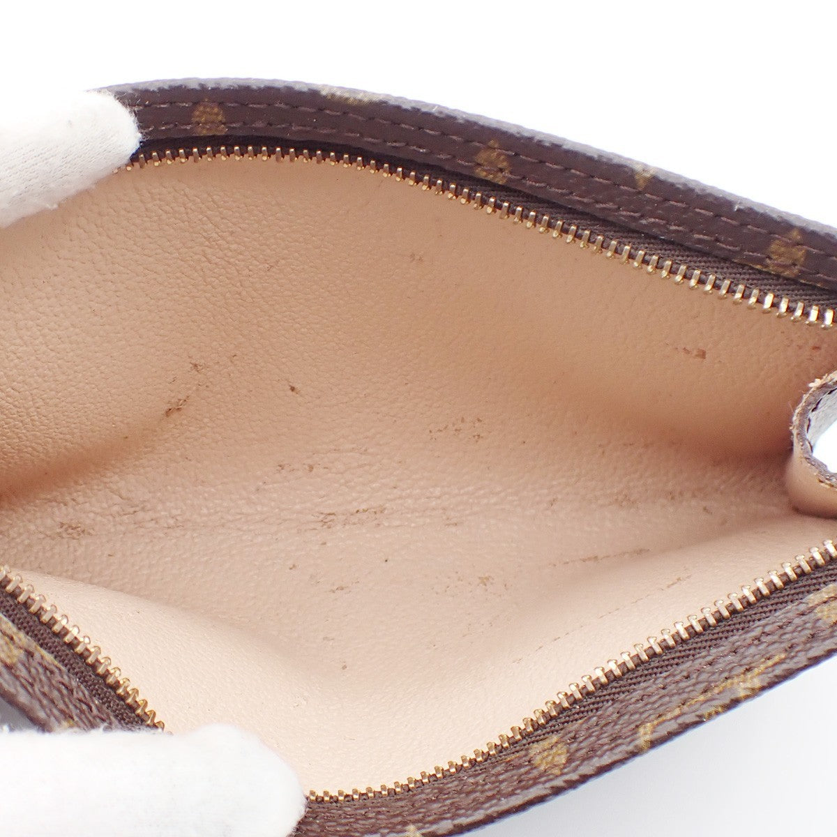 LOUIS VUITTON LV Bucket PM Clutch Pouch Bag Monogram Leather France 02AA129