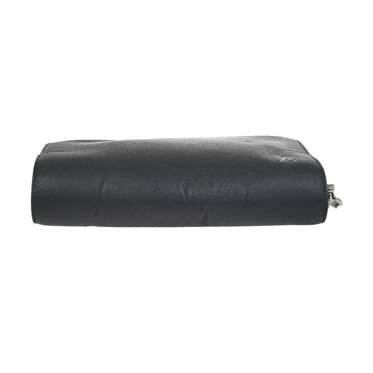 LOUIS VUITTON LV Logo BAIKAL Clutch Hand Bag Taiga Leather Black M30182 04KC763
