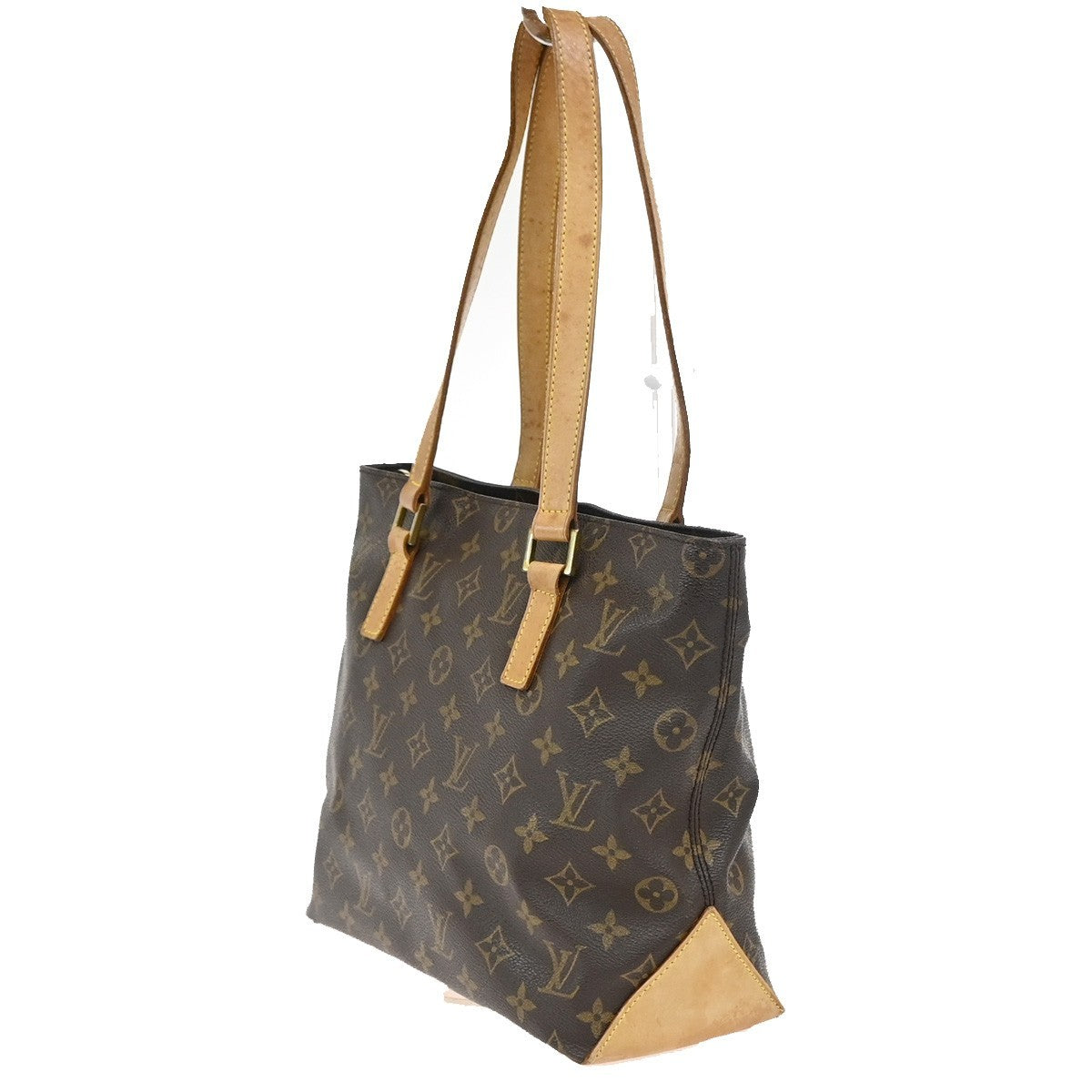LOUIS VUITTON Cabas Piano Shoulder Bag Monogram Leather Brown M51148 76YJ043
