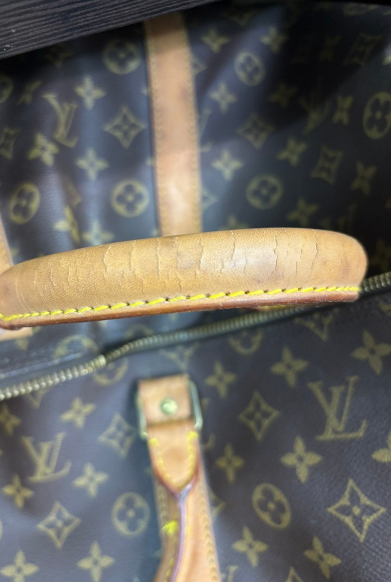 LOUIS VUITTON Keepall Bandouliere 55 Boston  Bag Monogram Brown M41414 88TA036
