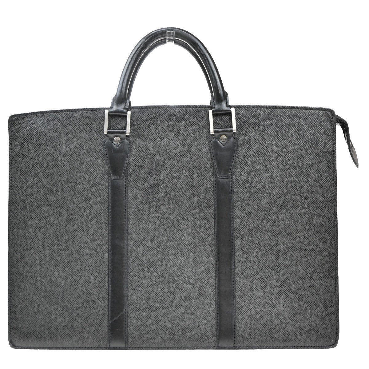 LOUIS VUITTON Porte Documents Lozan Briefcase Hand Bag Taiga BK M30052 68KP321