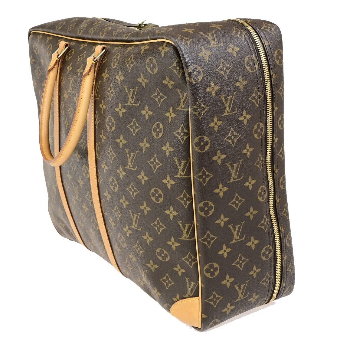 LOUIS VUITTON Sirius 50 Travel Hand Bag Monogram Leather Brown M41406 12RF197