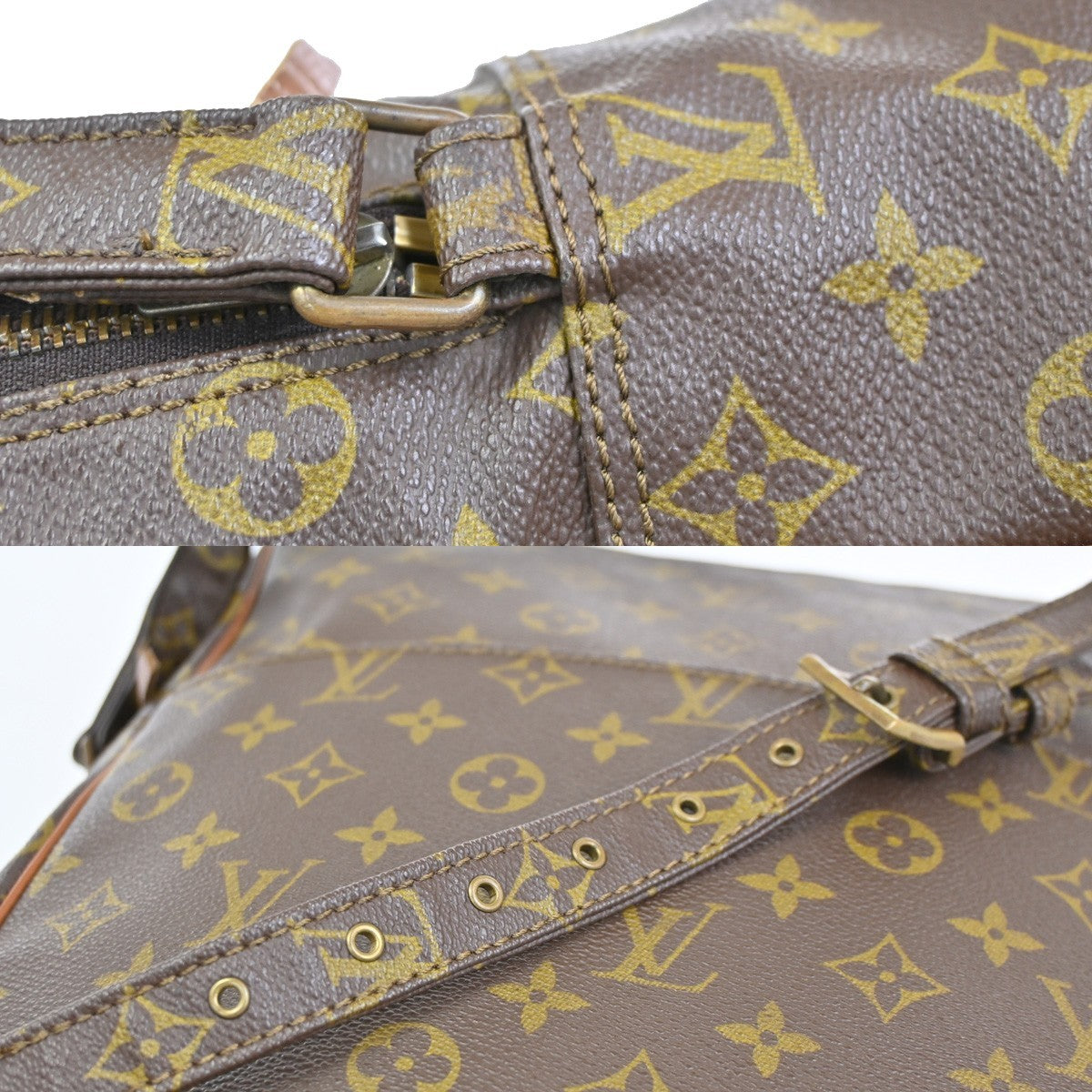 LOUIS VUITTON Marceau Shoulder Bag Monogram Leather Brown France M40264 67YJ075