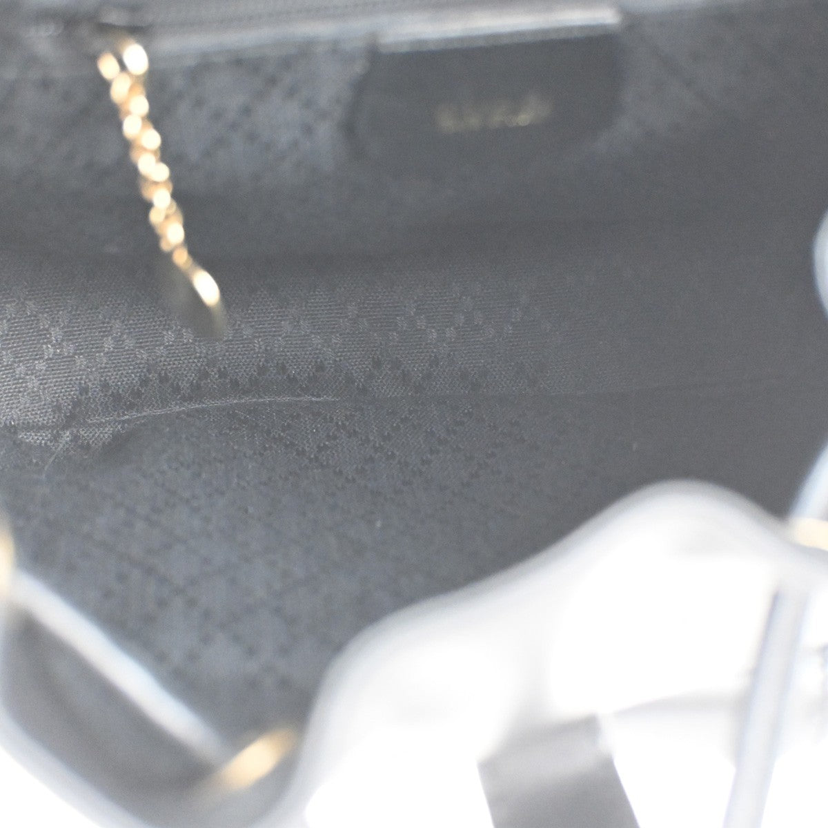 GUCCI Logo Bamboo Drawstring Backpack Bag Leather Black GHW Italy 85CA872