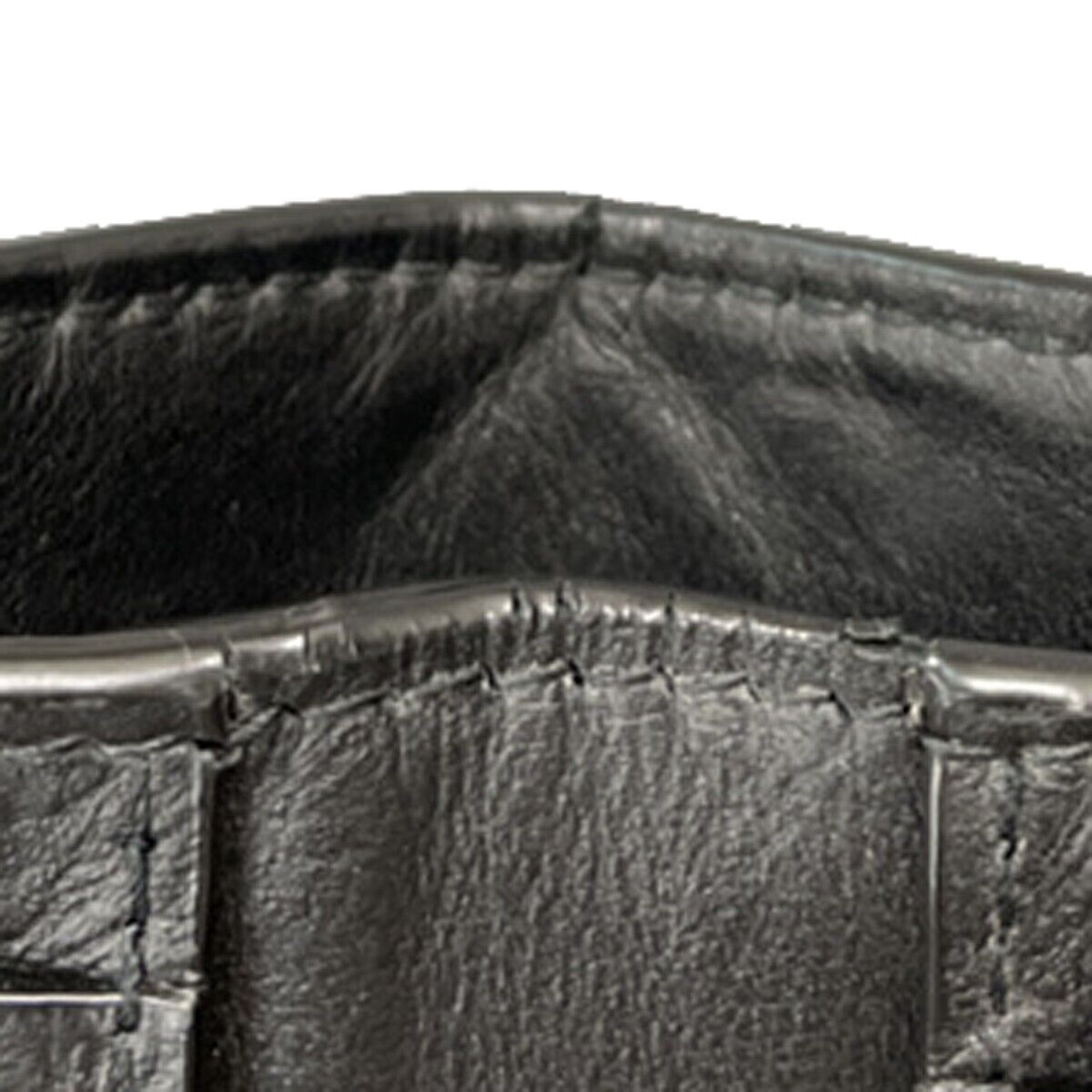 BOTTEGA VENETA Logo Intrecciato Bifold Compact Wallet Leather Black 68FA908