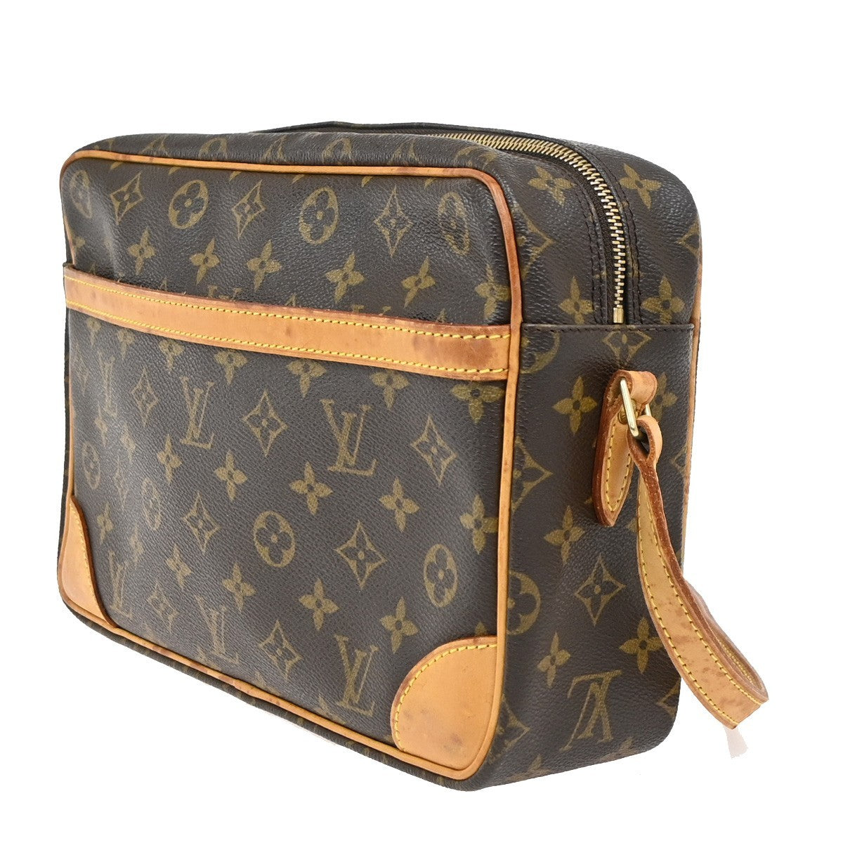 LOUIS VUITTON Trocadero 30 Shoulder Bag Monogram Leather Brown M51272 87ZA299