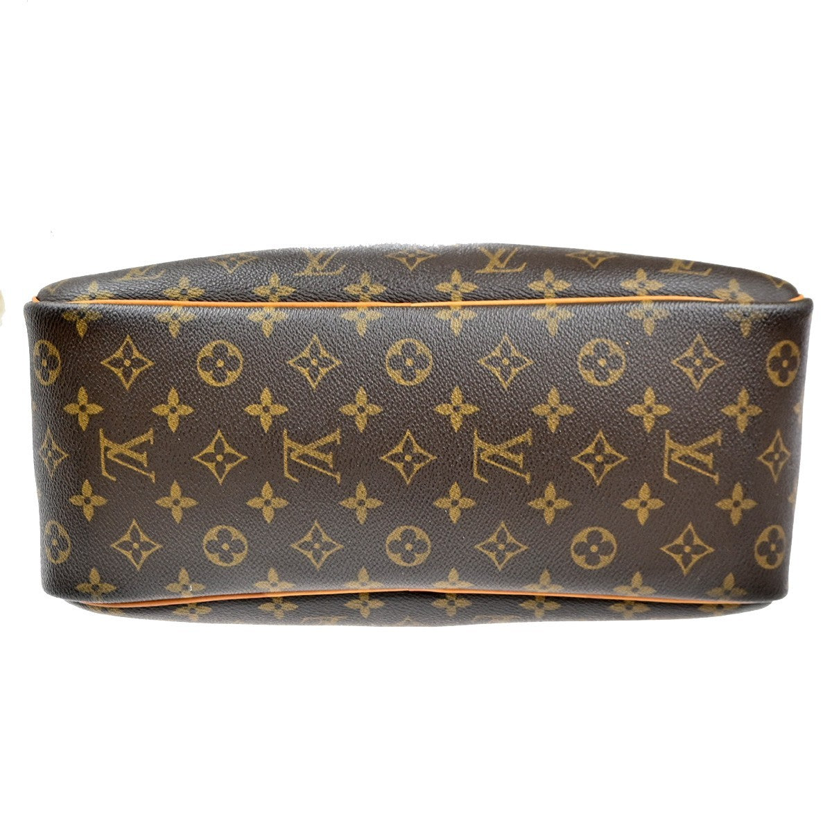 LOUIS VUITTON LV Logo Deauville Hand Bag Monogram Leather Brown M47270 18MA223