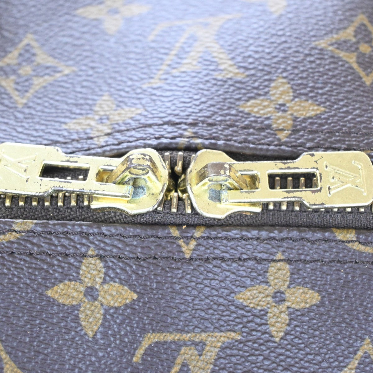 LOUIS VUITTON Keepall 60 Travel Hand Bag Monogram Leather Brown M41422 70YH864
