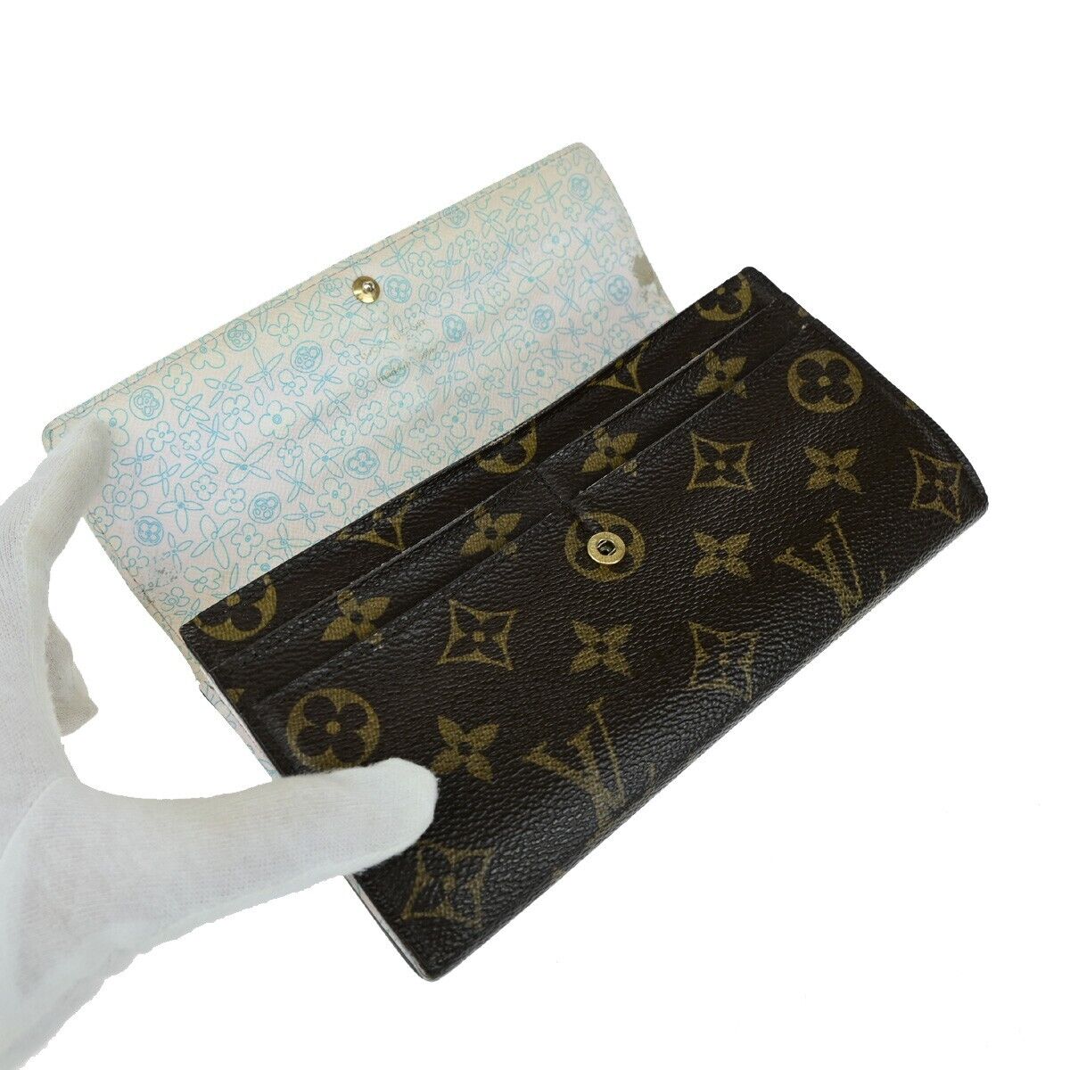 LOUIS VUITTON LV 4 Set Wallet Pen Case Monogram Epi Leather Brown Black 61KA450