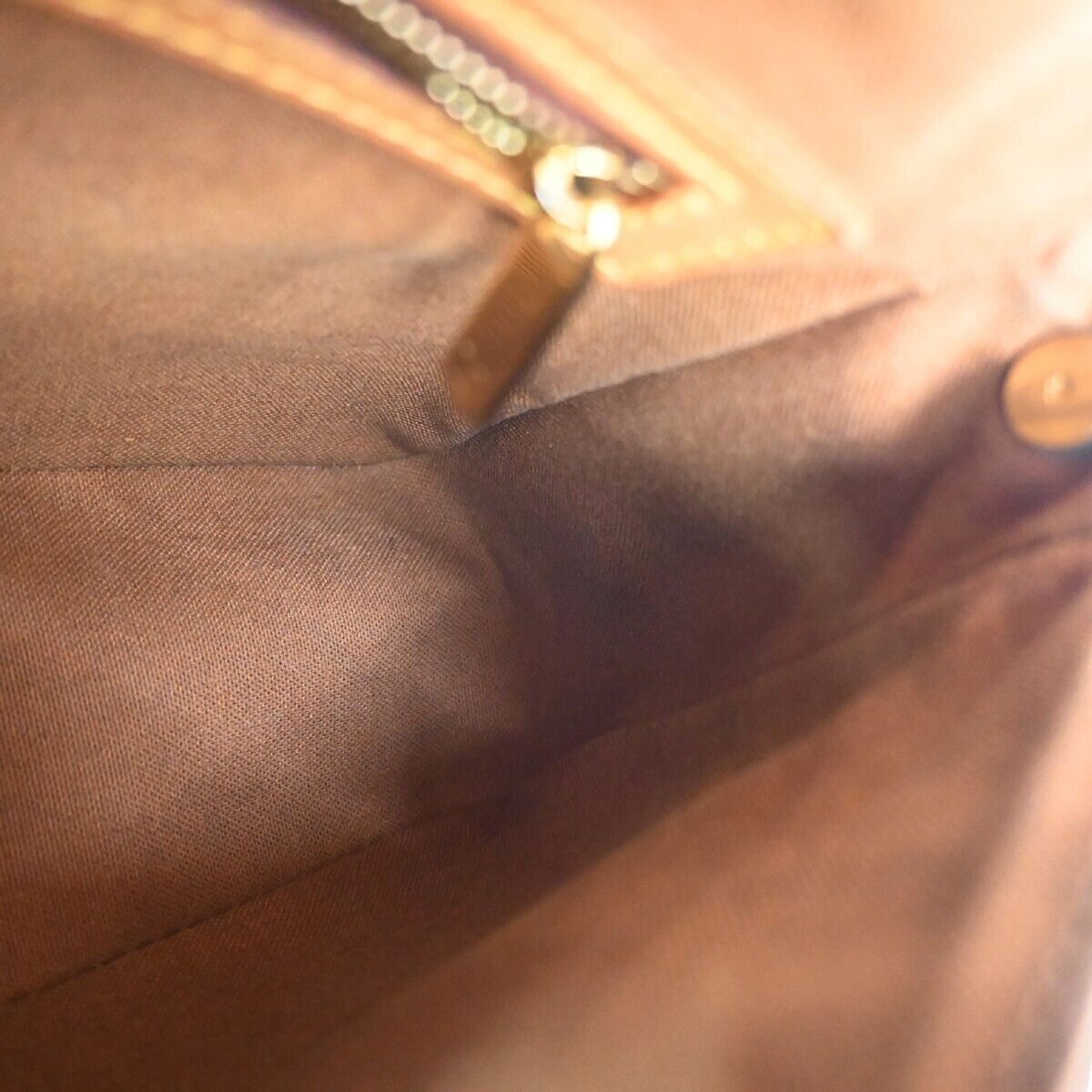LOUIS VUITTON Mini Looping Hand Bag Monogram Leather Brown France M51147 98ED470
