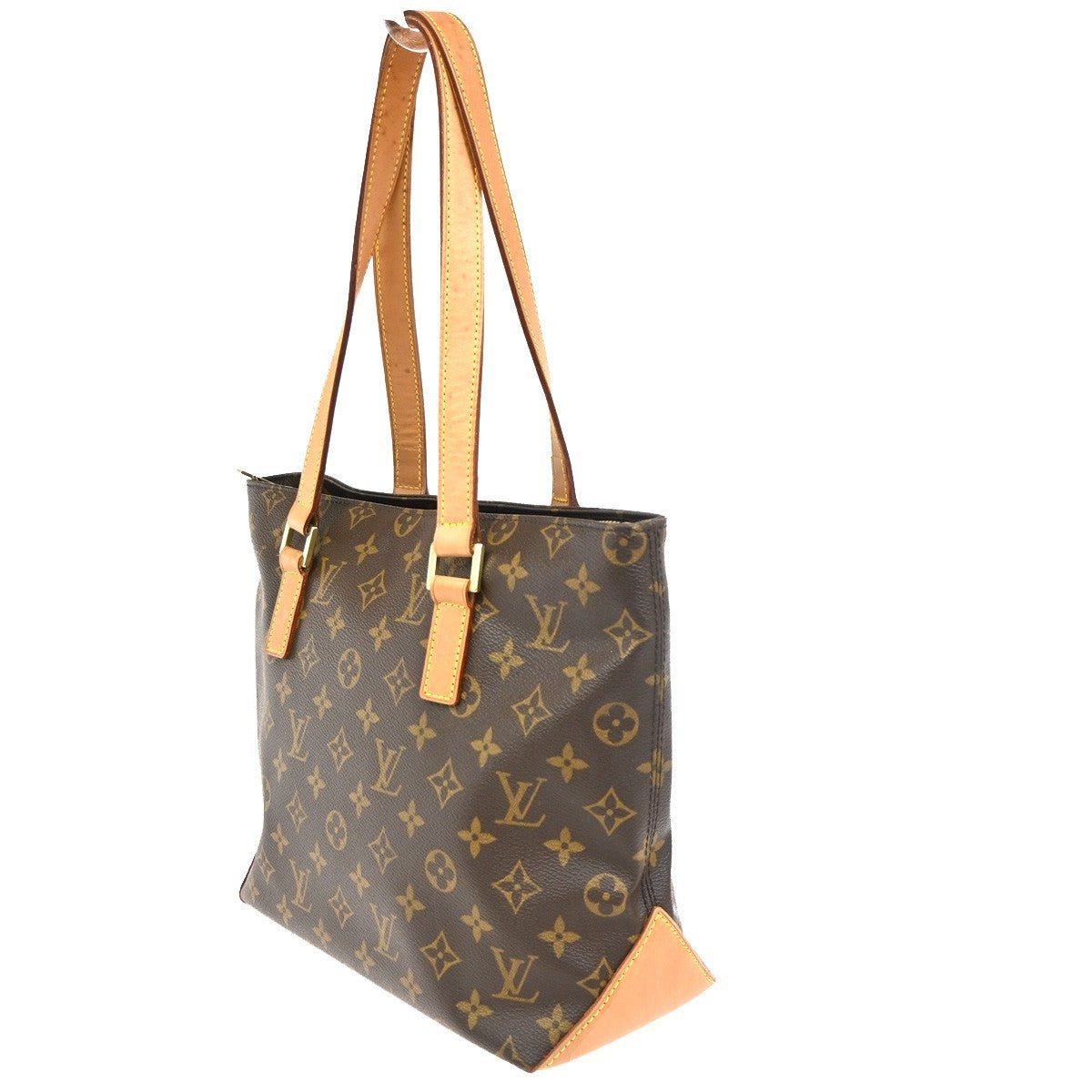 LOUIS VUITTON Cabas Piano Shoulder Bag Monogram Leather Brown M51148 28CA579