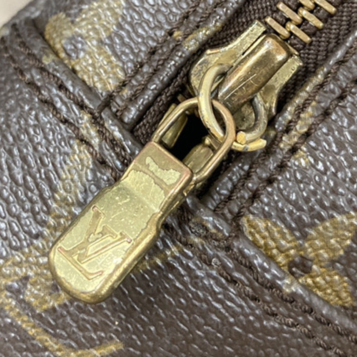 LOUIS VUITTON Trousse Toilette 28 Clutch Hand Bag Monogram Brown M47522 67EG335