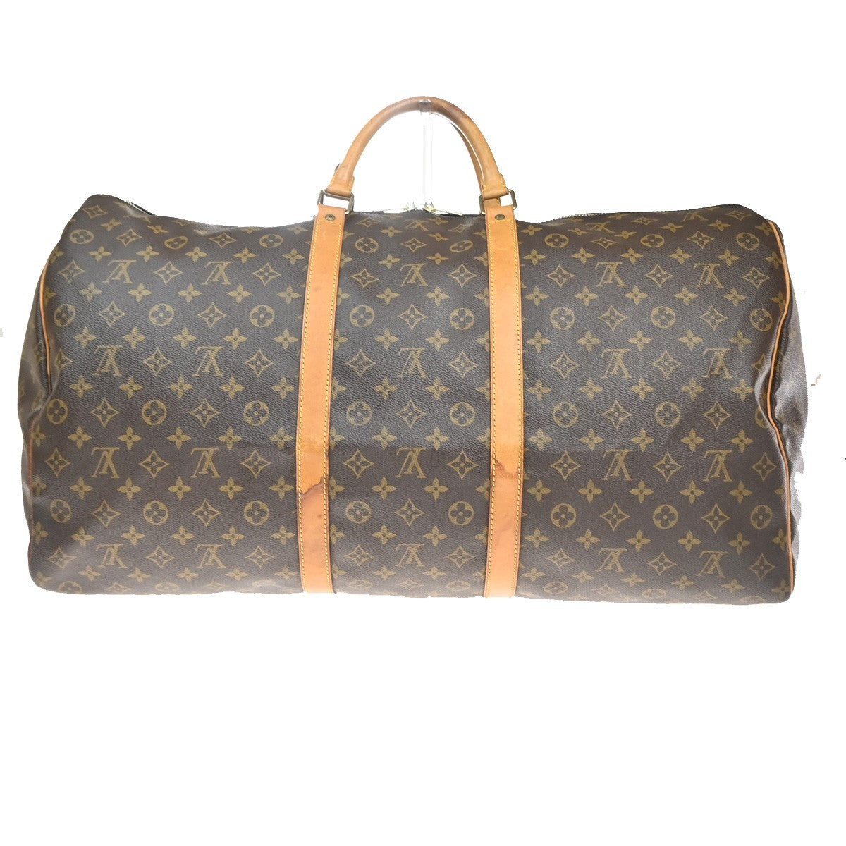 LOUIS VUITTON Keepall 60 Travel Hand Bag Monogram Leather Brown M41422 74YH945