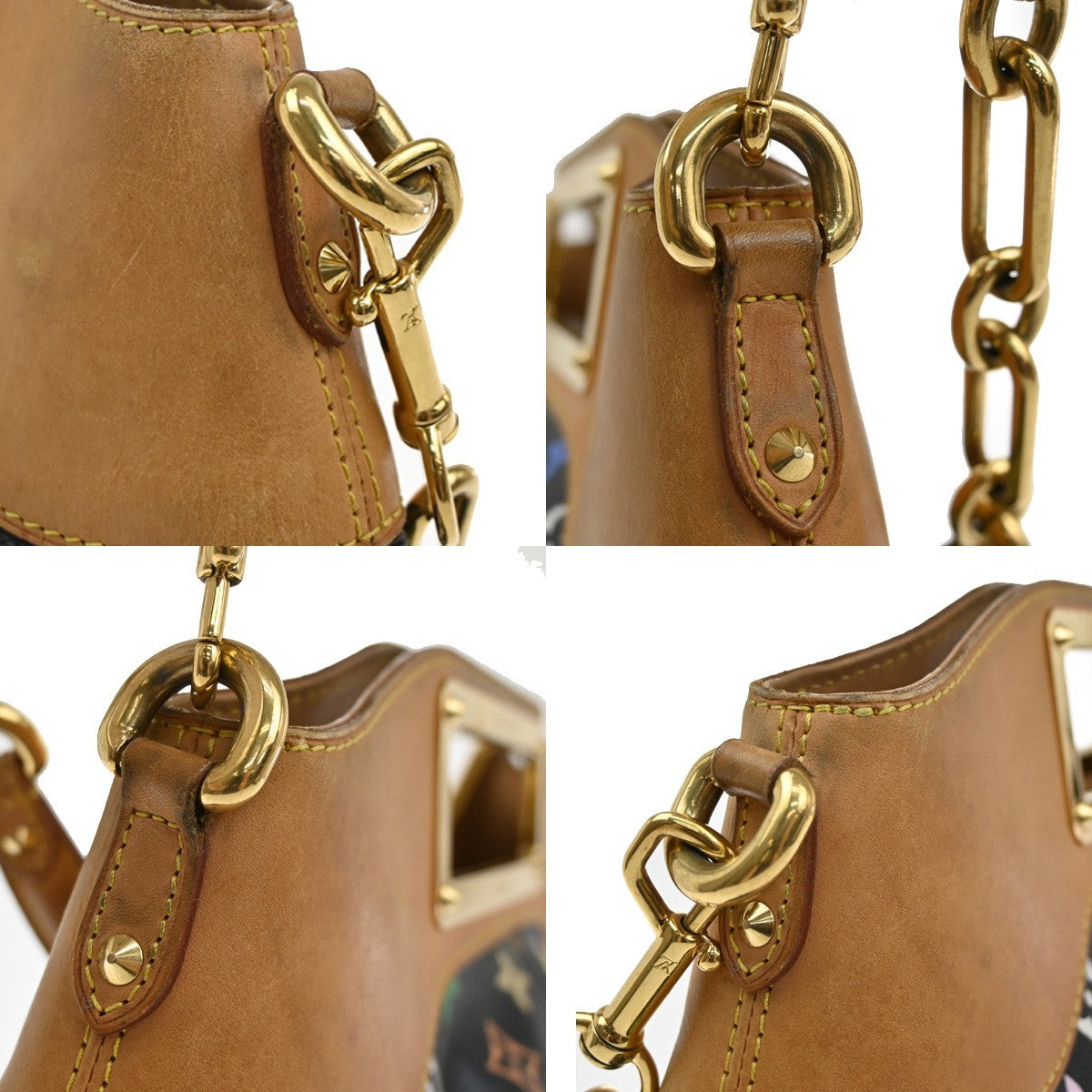 LOUIS VUITTON Judy MM Chain Hand Bag Monogram Multi Leather BK M40256 54RL420