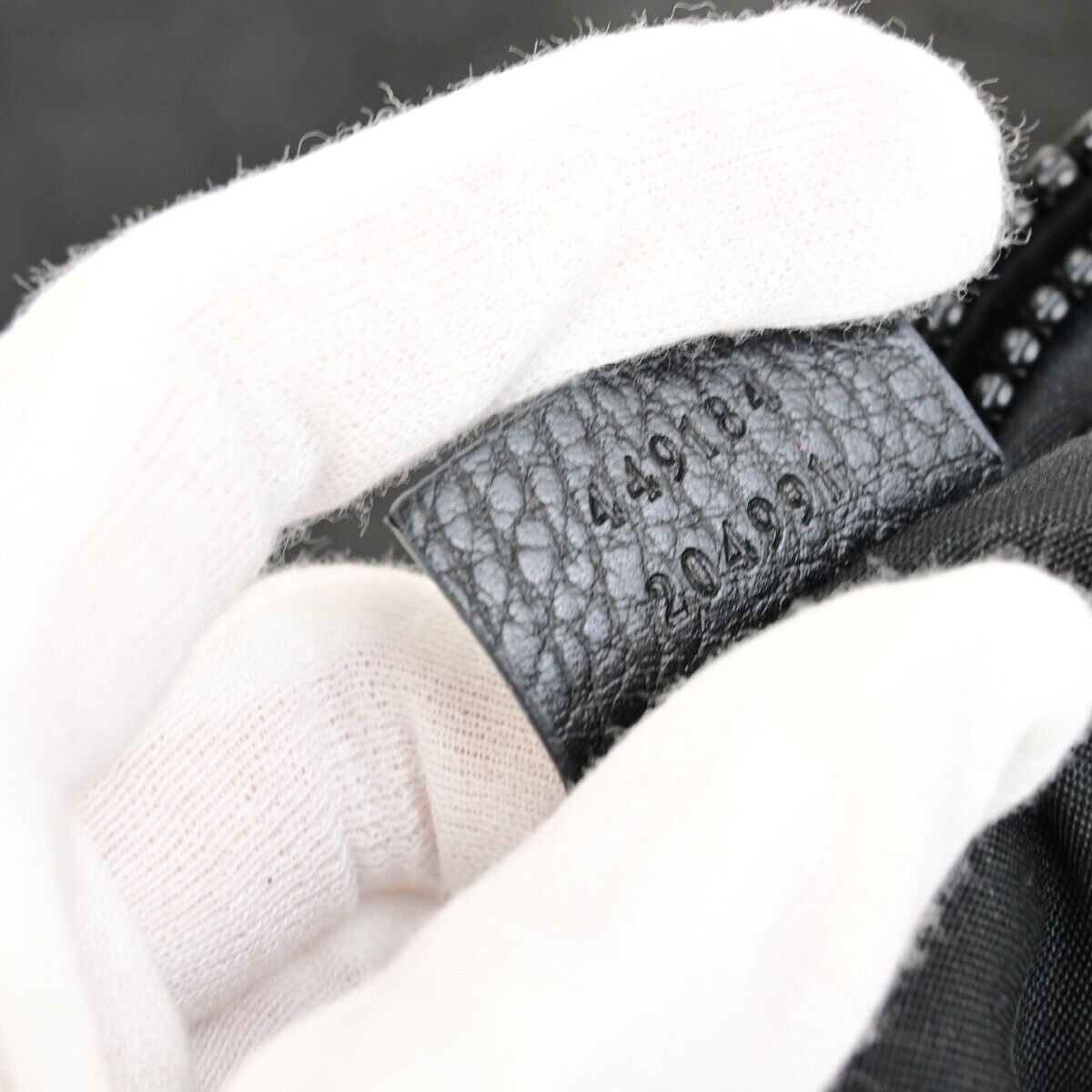 GUCCI GG Pattern Crossbody Shoulder Bag Canvas Leather Black Italy 31EC952