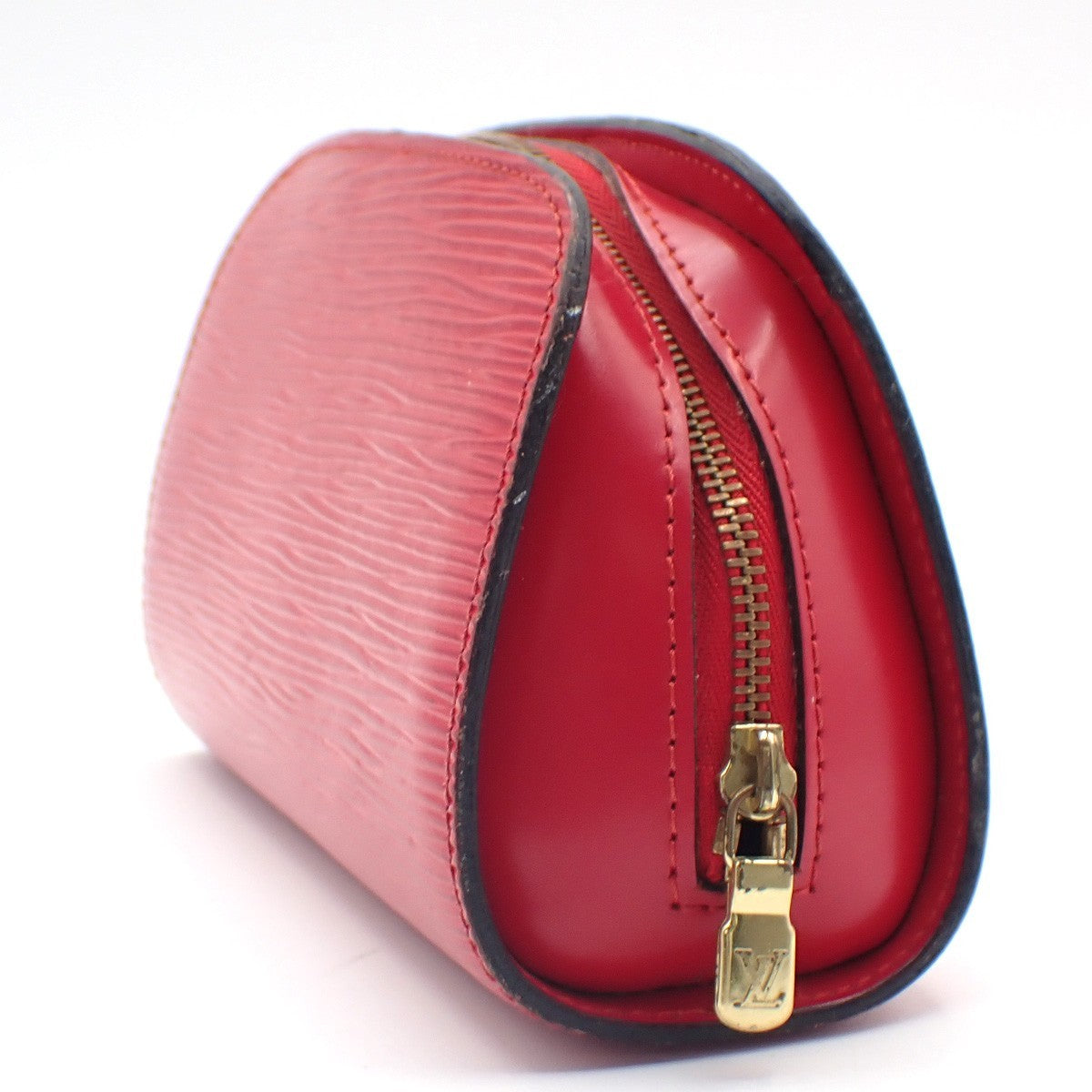 LOUIS VUITTON LV Logo Dauphine PM Pouch Bag Epi Leather Red M48447 05KC868
