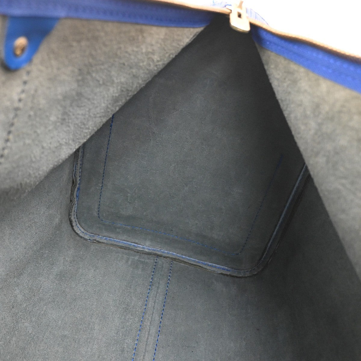 LOUIS VUITTON Keepall 45 Travel Hand Bag Epi Leather Blue France M42975 77RQ041
