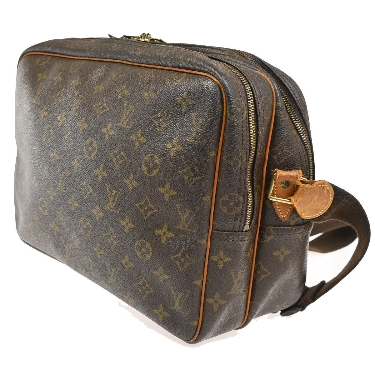 LOUIS VUITTON Reporter GM Crossbody Shoulder Bag Monogram Leather M45252 39KC606