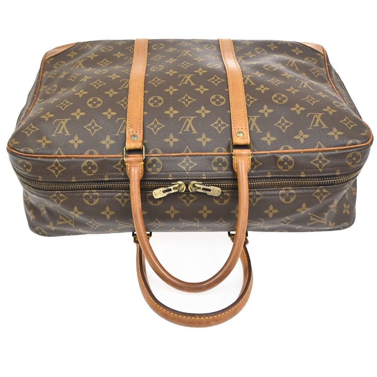 LOUIS VUITTON Sirius 45 Travel Hand Bag Monogram Leather Brown M41408 30CA927