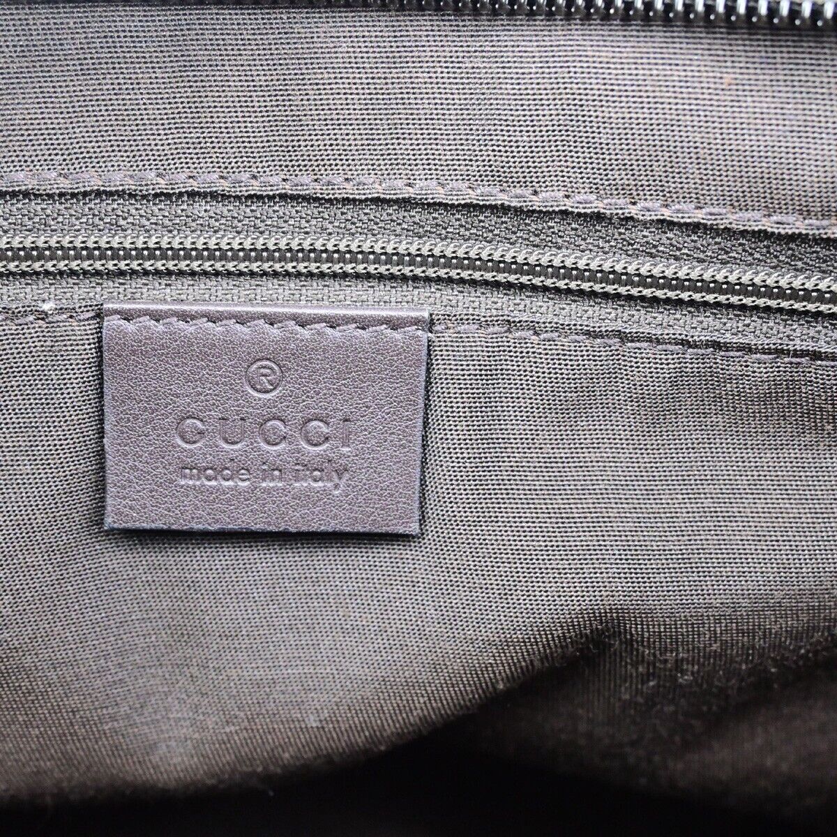 GUCCI Logo GG Pattern Crossbody Shoulder Bag Supreme Leather Brown GHW 11RK635
