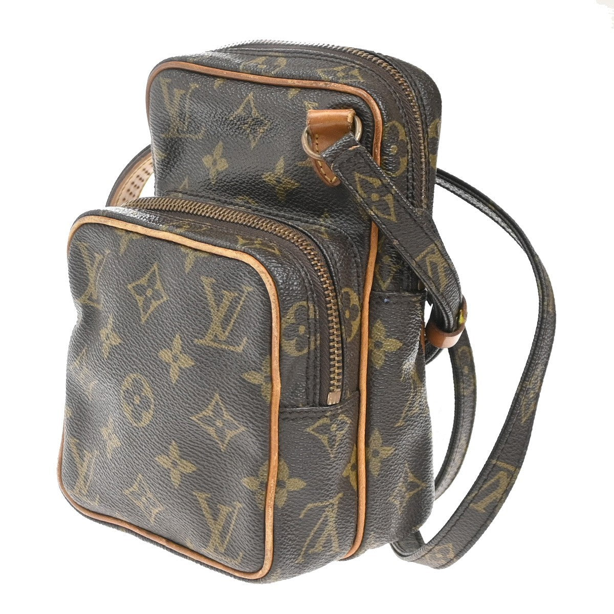 LOUIS VUITTON Mini Amazon Shoulder Bag Monogram Leather Brown M45238 32KC782
