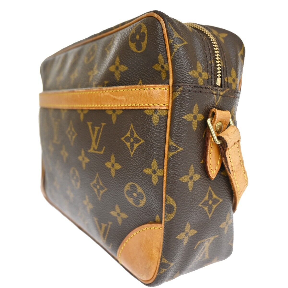 LOUIS VUITTON Trocadero 30 Shoulder Bag Monogram Leather Brown M51272 32EA282