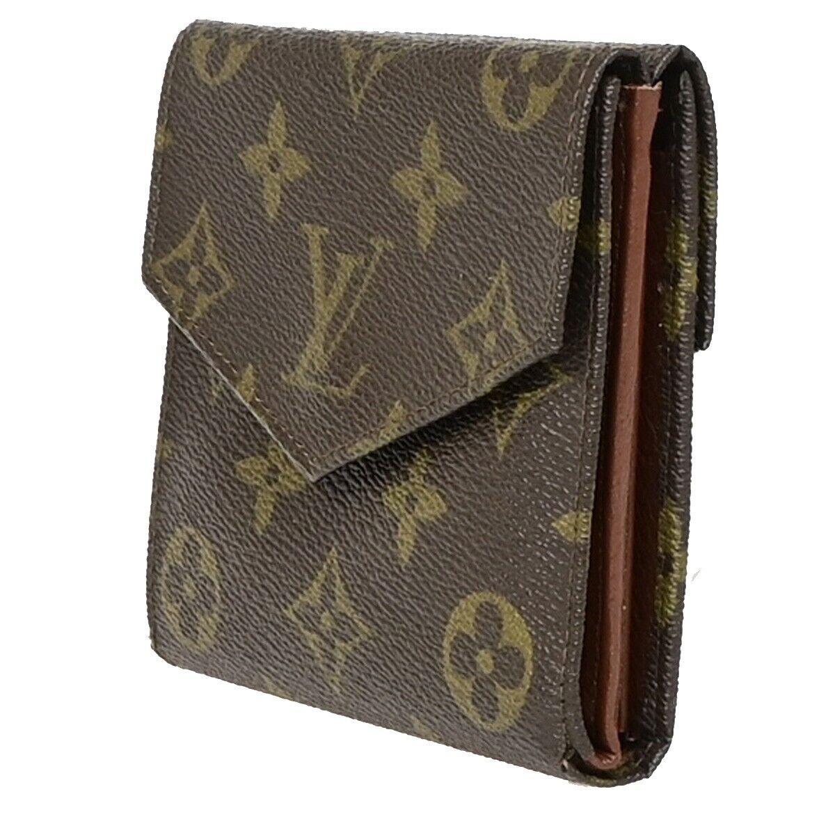 LOUIS VUITTON Porte Monnaie Billet Wallet Monogram Leather Brown M61660 09EB529