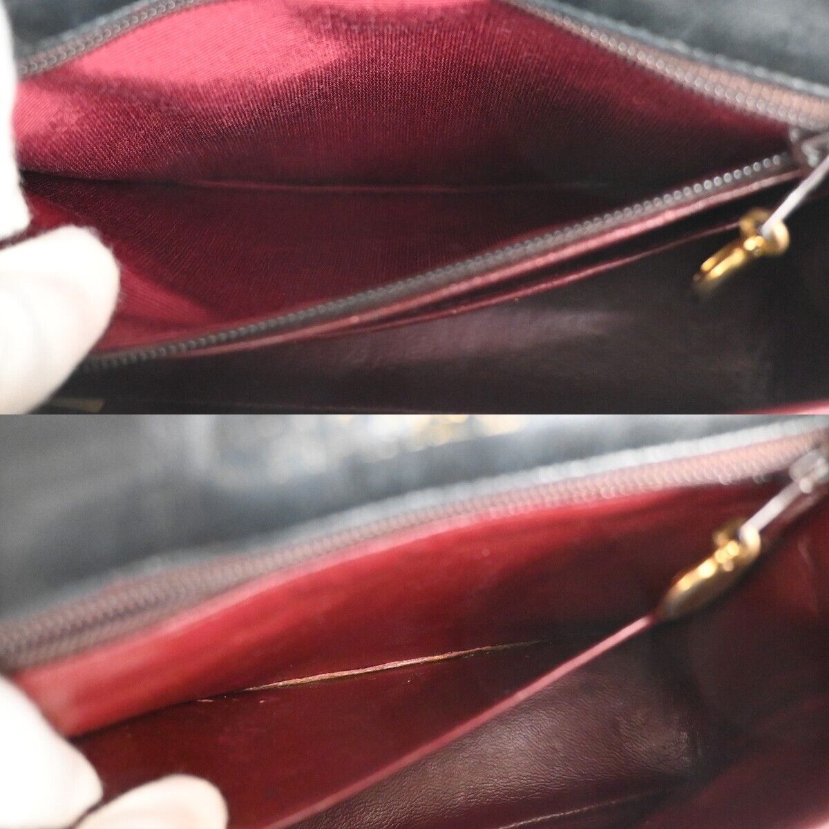 CHANEL CC Mini Matelasse Chain Shoulder Bag Leather Black GHW Vintage 691RJ256