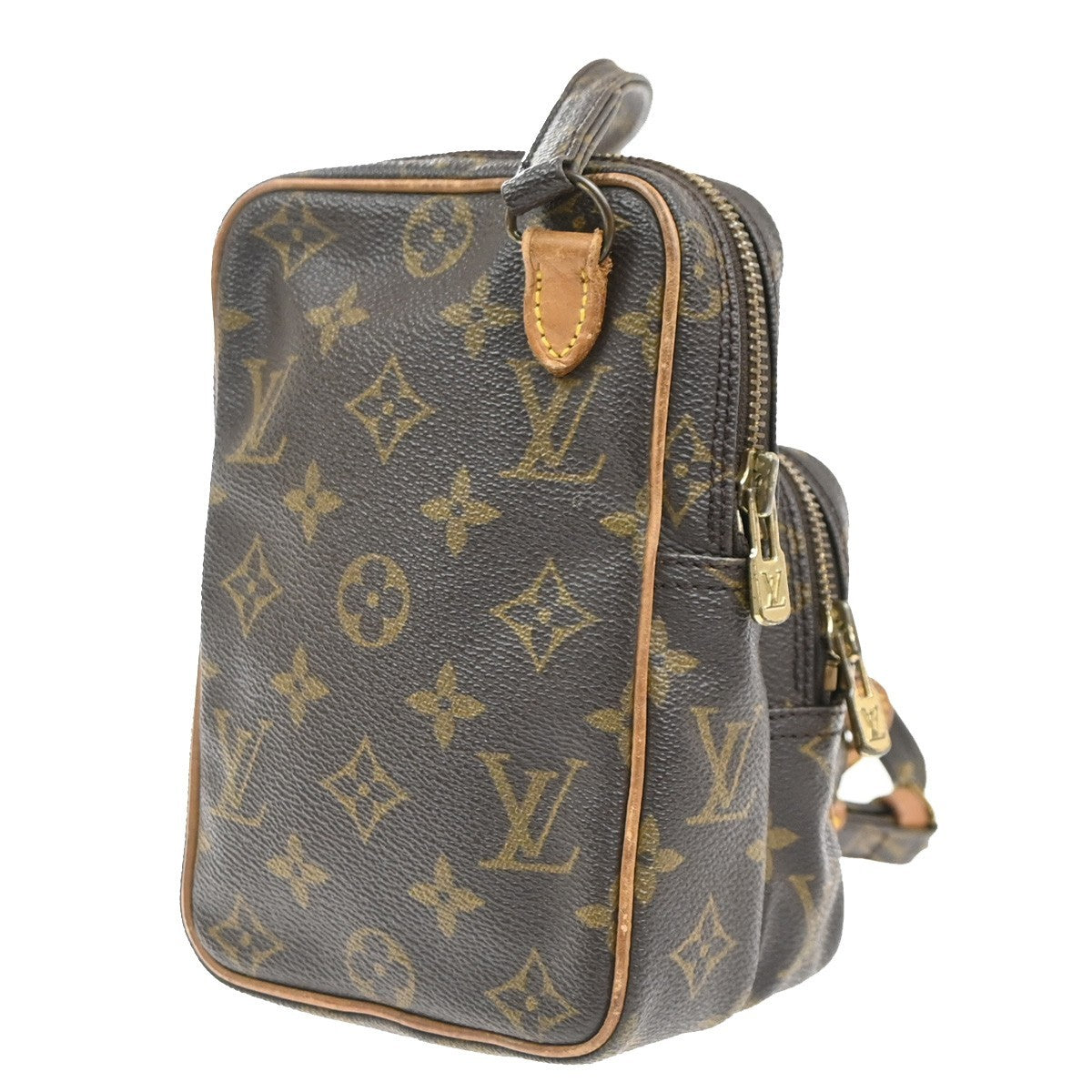 LOUIS VUITTON Mini Amazon Shoulder Bag Monogram Leather Brown M45238 34MA463