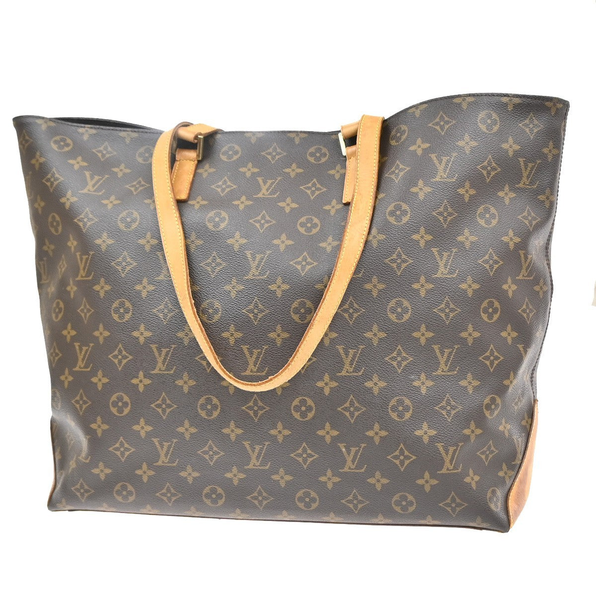 LOUIS VUITTON Cabas Alto Shoulder Bag Monogram Leather Brown M51152  70YJ153