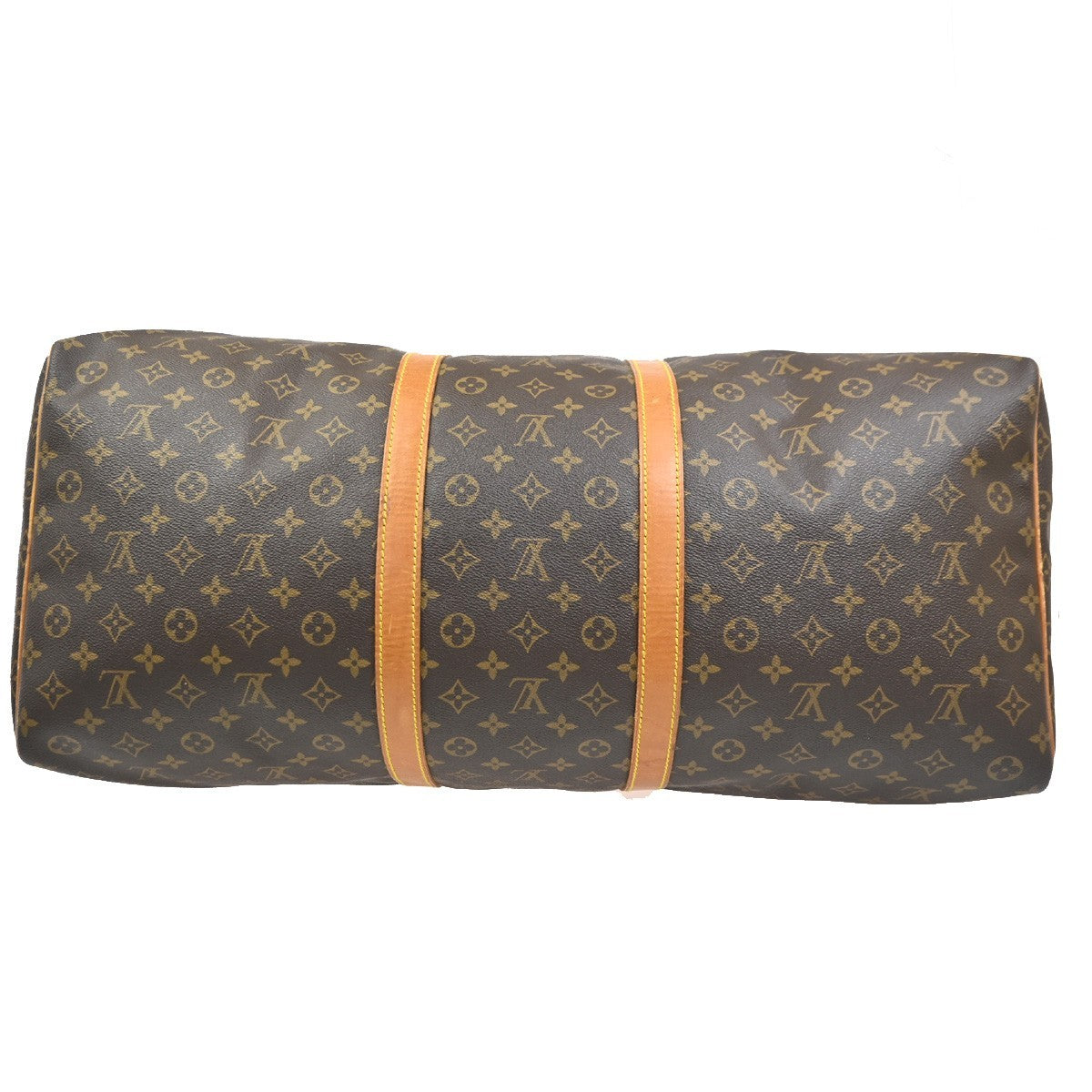 LOUIS VUITTON Keepall 60 Travel Hand Bag Monogram Leather Brown M41422 11PA090