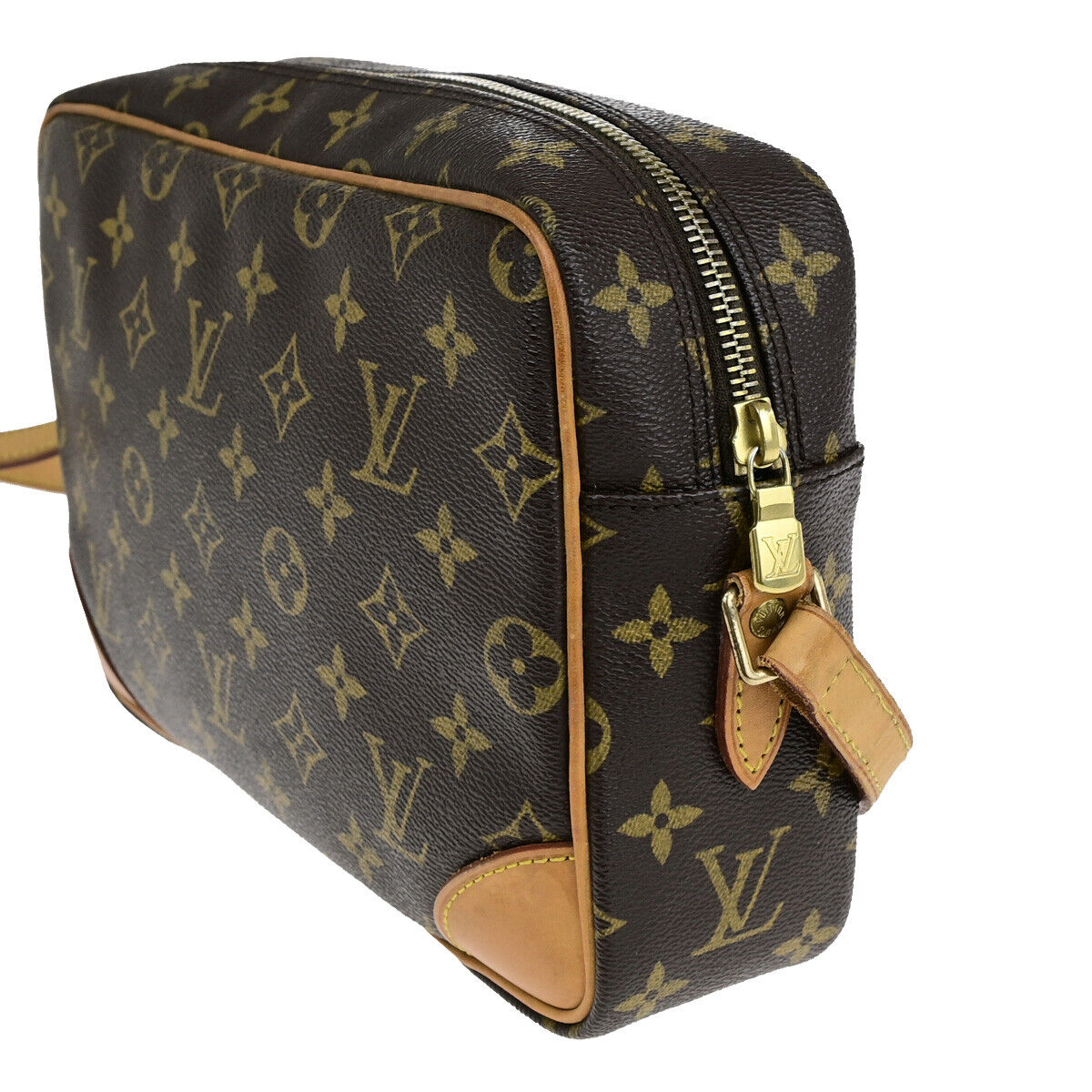 LOUIS VUITTON Trocadero 27 Shoulder Bag Monogram Leather Brown M51274 99SJ108