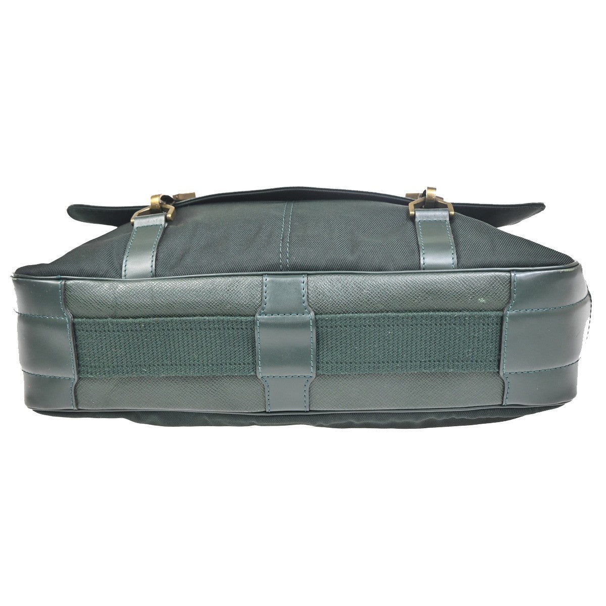 LOUIS VUITTON Delsou Shoulder Bag Taiga Leather Epicea Green GHW M30164 37ZA127