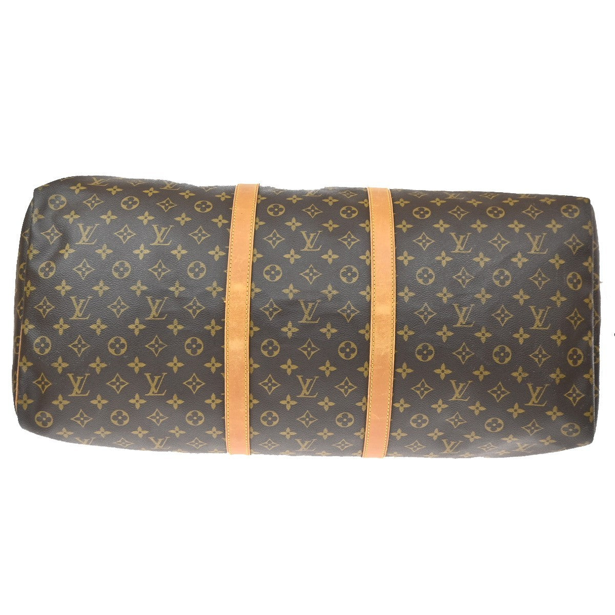 LOUIS VUITTON Keepall 60 Travel Hand Bag Monogram Leather Brown M41422 10YJ275