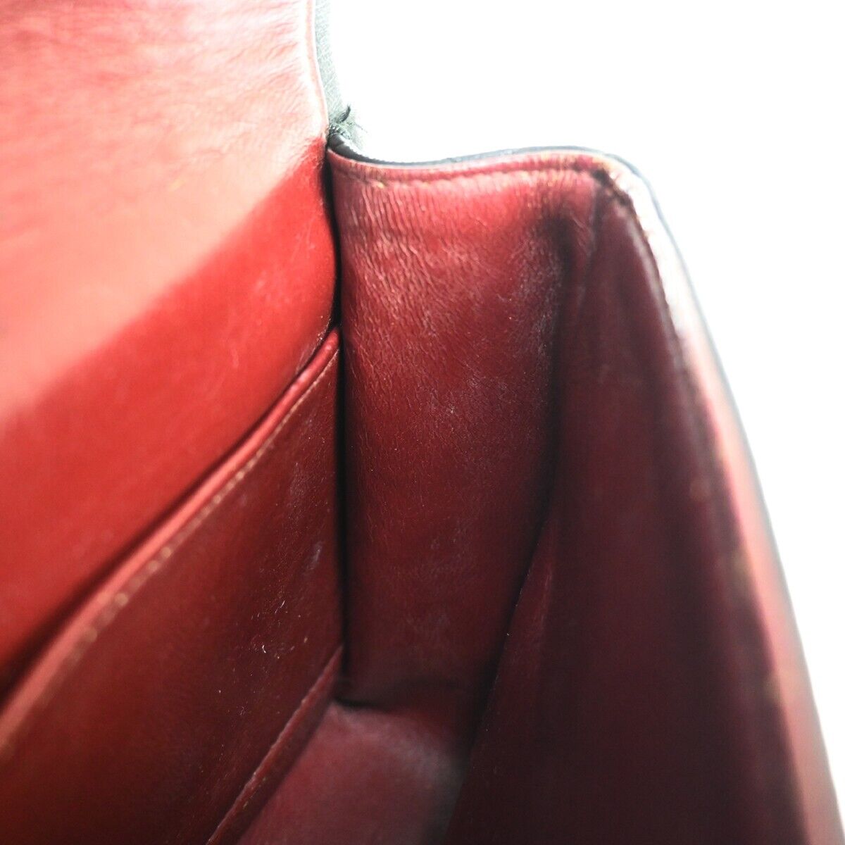 CHANEL CC Matelasse 25 Double Flap Chain Shoulder Bag Leather Black GHW 898RJ228