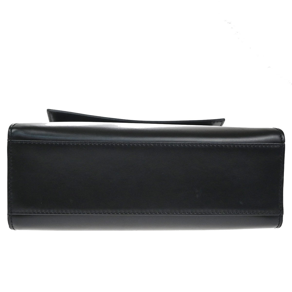 CELINE Logo Star Ball Top Handle Shoulder Hand Bag Leather BK GHW Italy 87YJ093