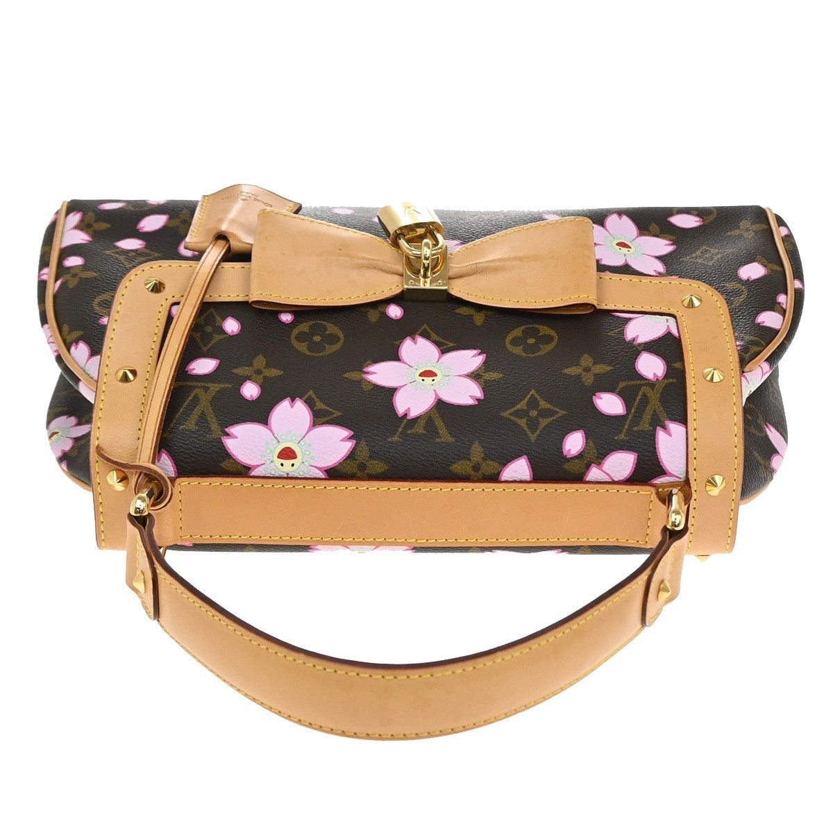 LOUIS VUITTON Sac Retro PM Hand Bag Monogram Cherry Blossom BN M92012 806LC598