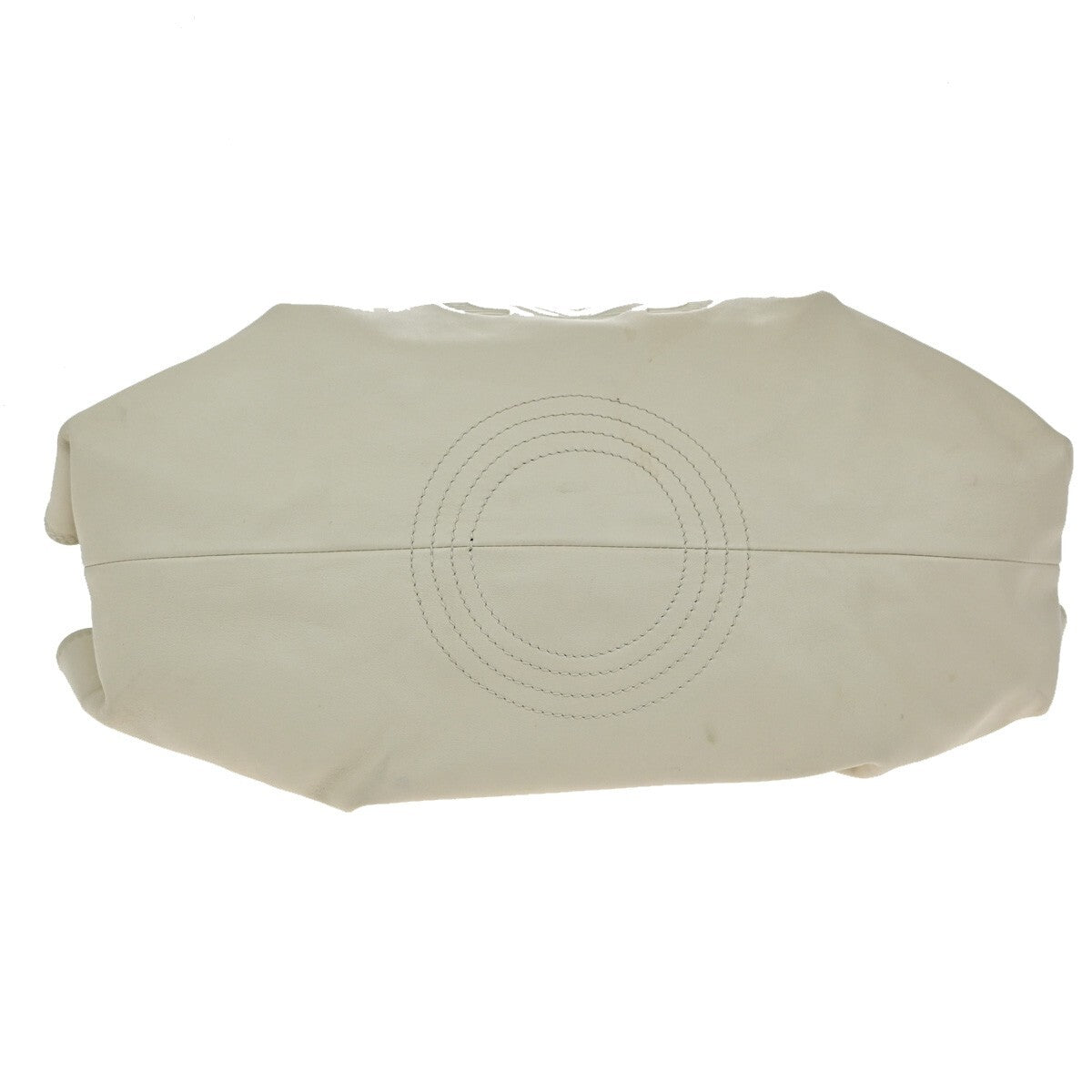 LOEWE Anagram Logo Nappa Aire Hand Bag Leather White Spain 38EE143