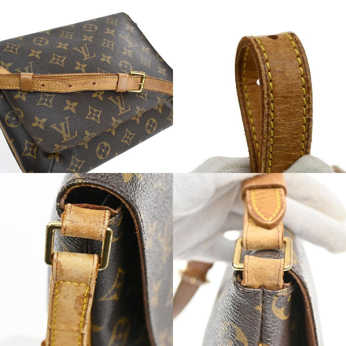 LOUIS VUITTON Musette Tango Short Shoulder Bag Monogram Leather M51257 32EE202