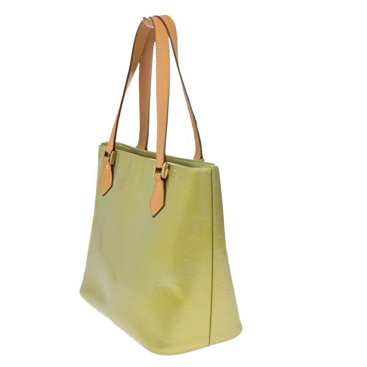 LOUIS VUITTON Houston Shoulder Bag Monogram Vernis Leather Green M91053 61EE022